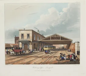 Eisenbahnbüro, Liverpool, 1831